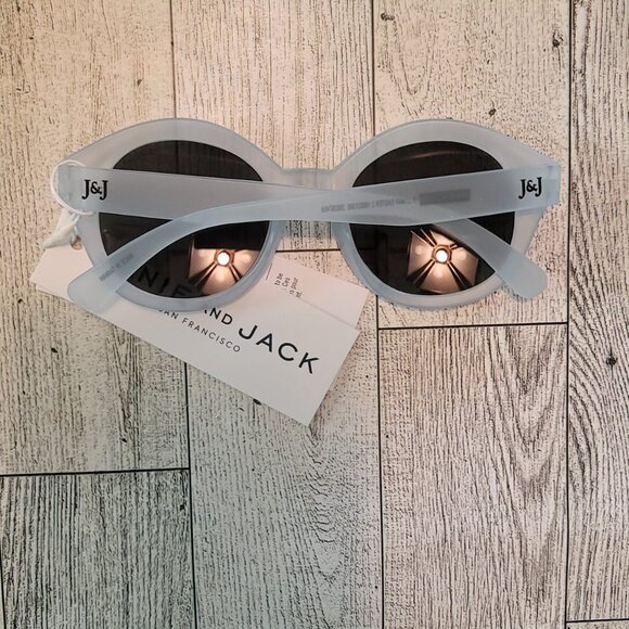 Janie and Jack Light Matte Blue Kids Sunglasses - Picture 2 of 2